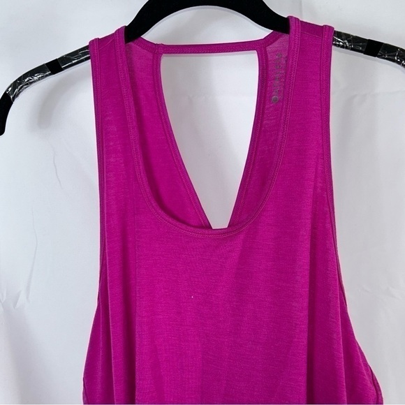 Athleta Tank Top Essence Tie Back Crewneck Pullover Cross Racerback Sleeveless - Picture 13 of 15